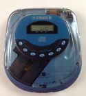 Pcd-2100c Fisher Portable Cd Player Blue Clear Walkman