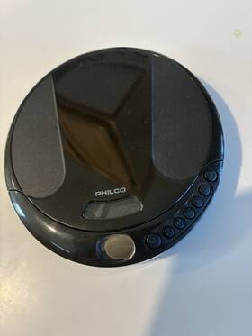 Pcd1000bk Philco Personal Cd Player With 60 Second Anti-shock - Portable Compact And