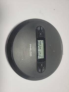 Philco Pcd2000-bk Personal Cd Player With Mp3 Playback Fm Radio 60 Second Anti-shock