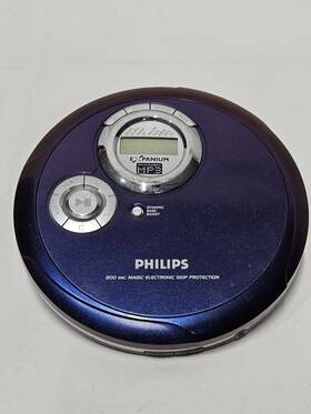 3321 Philips Portable Cd Player Exp 3321/17 Pocket Expanium Urban Action Gear Working