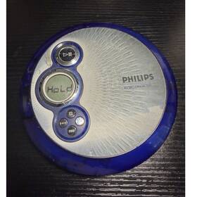 Philips Ax2423 Cd Player Blue Silver Dbb Hold Switch Headphone Jack