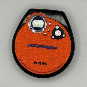 Philips Ax3212/17 Jogproof Cd Player Electric Orange 45s Skip Protect 2003 Y2k