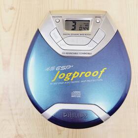 Ax502727 Philips Jogproof Portable Cd Player 45 Esp 4 Working Well