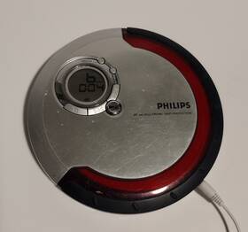 Philips Ax5201 Cd Player Red/grey