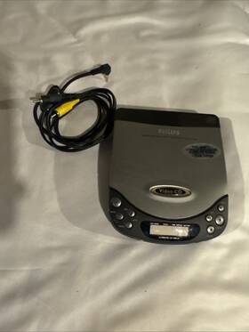 Philips Az6880 Phillips Portable Video Cd Player Cd-i Movies Karaoke Rare Vtg With Cord