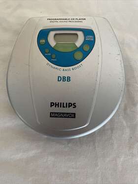 Az7081 Philips Az7081/17 Magnavox Portable Cd Player Dbb Dynamic Bass Boost Works