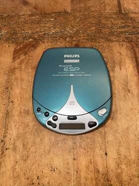 Az7444 Philips Magnavox Portable Cd Player Walkman Discman Az7444/17z Dated 1997 Works