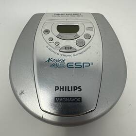 Az7583 Philips Magnavox X-treme 45 Esp 3 Portable Cd Player Tested Working