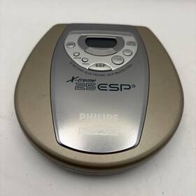 Philips Gsp3 Vintage 1999 Phillips Magnavox Portable Cd Player X-treme 25 Esp3 Tested Works