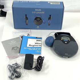 Mg9218 Philips Michael Graves Design Mg9218/17 Portable Cd Player-tested/working