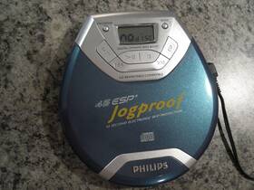R45esp Philips Jogproof Portable Cd Disc Player 45esp With Ac Adaptor Working Order