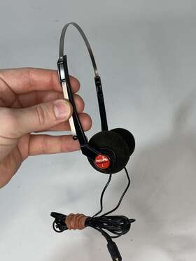Sbc-477 Philips Vintage Headphones Sbc 477 Tested Working Black Foam Ear Pieces