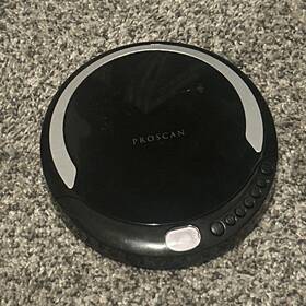 Pcd300 Proscan Black Portable Cd Player Tested Works Great Free Shipping
