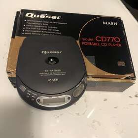 Cd770 Quasar 053991400786 Portable Cd Player Mash Extra Bass -please Read