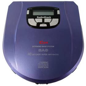 42-1811 Radioshack Portable Cd Player With Extended Bass System And 40-second Anti-shock