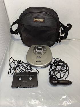 Rca5-4097 Rca Portable Cd Player Rp 2365b/rca5-4097 Plug In &bag Yr.2000