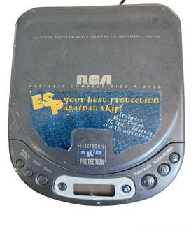 Rp-7923a Rca Portable Compact Disc Player With New Batteries Untested Cd