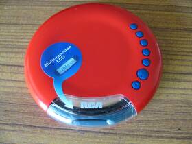 Rp2601c Rca Cd Walkman Tested Great Working Condition Red Color