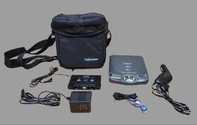 Rp7927a Rca Vintage 1996 Person Compact Disc Player Gray With Case And Accessories