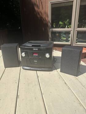 Rs22163cp Rca 3 Cd Player Tape