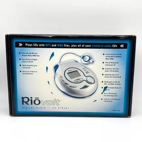 Rio 035632013994 Vintage Volt Cd Player Deadstock Read Iob With Accessories Mp3 Wma Sp100
