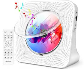 Roadom 616908984900 Portable Cd Player With Speakers Players For Home Bluetooth Pl