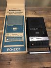 Rq-2107 Panasonic Vintage Portable Cassette Rq-2107 Panasonic Vintage Portable Cassette