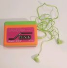 Rr-113 Suntone Stereo Cassette Player Vintage Neon Multi Color Headphones Works