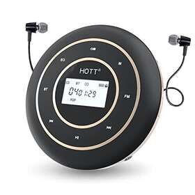 C105 Runmecy 769282143699 Hott Portable Cd Player With Hifi Bluetooth 5.0 And Fm Transmitter Recharge