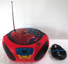 56045-fr-s Sakar Marvel Amazing Spiderman Cd / Am Fm Radio Player 2013 Model