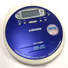 Mcd-sm55 Samsung Cd Yepp Portable Audio Player Anti Shock Mp3 Playback Tested
