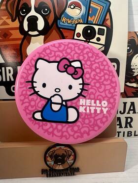 2035p Sanrio Hellokitty Hello Kitty Portable Personal Cd Player Rare Partially Tested