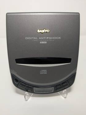 Cdp-67 Sanyo Portable Cd Player Tested Working Very Rare Unit