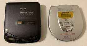 Cx-cd848 Sanyo & Coby Lot Of 2 - And Portable Cd Player Discman / Walkman For Repair