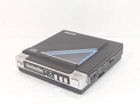 Cp-12 Sanyo Vintage 1987 Portable Cd Player Black #cpl/cp-12 Made In Japan Untested