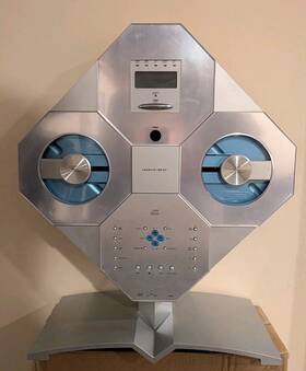 Sharper Image So277 Double Automatic Cd Player Rare Tested And Working