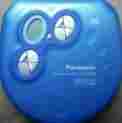 Sl-sx290 Panasonic Portable Cd Player 40 Seconds Anti-skip System Blue Color