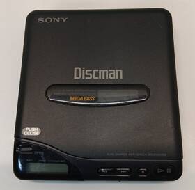 Sony 027242427327 Vintage D-66 Discman Portable Cd Compact Disc Player Tested - Parts Only