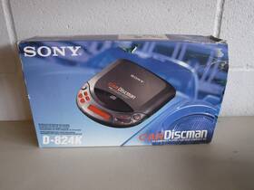 Sony 027242475342 Vintage Car Discman Compact Disk Player D-824k