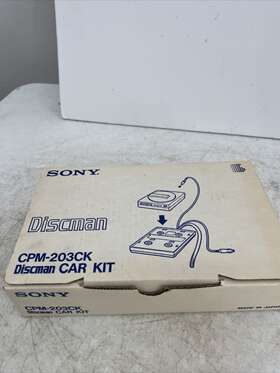 Cpm-203ck Sony 2003p Discman Car Mount/power Adapter