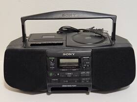 Cfd-s33 Sony Cd Player Cassette Recorder Stereo Radio Boombox Tested Works Great