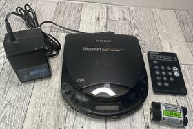 Sony D-225 Discman Portable Mega Bass Compact Cd Player With Remote Works