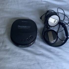 D-242esp Sony D-242 Vintage Discman Compact Portable Cd Player-works Great