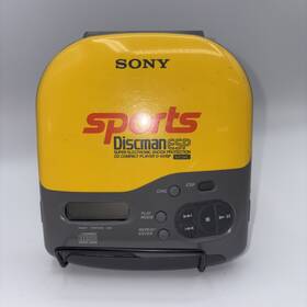 Sony D-451 Sports Discman D-451sp Portable Cd Player Walkman Tested