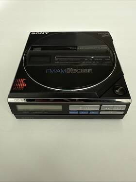Bp200 Sony D-55t Vintage Discman And Portable Cd Player With Fm/am Untested