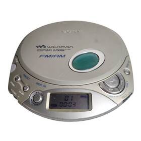 Sony D-7200 Walkman Esp Max Fm/am Cd-r/rw Tested Silver Pre-owned