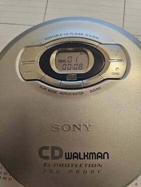 Sony D-ej610 Walkman Portable Cd Player Tested Working Job Proof G-protection