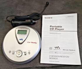 D-ne300ck Sony Cd Walkman Portable Personal Player Mp3 - Working Silver