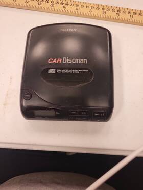 Dejs01 Sony Car Discman Portable Cd Player Esp Anti-shock Mechanism Black