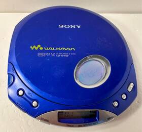 D-e350 Sony E-e350 Walkman Esp Max Blue Portable Cd Player